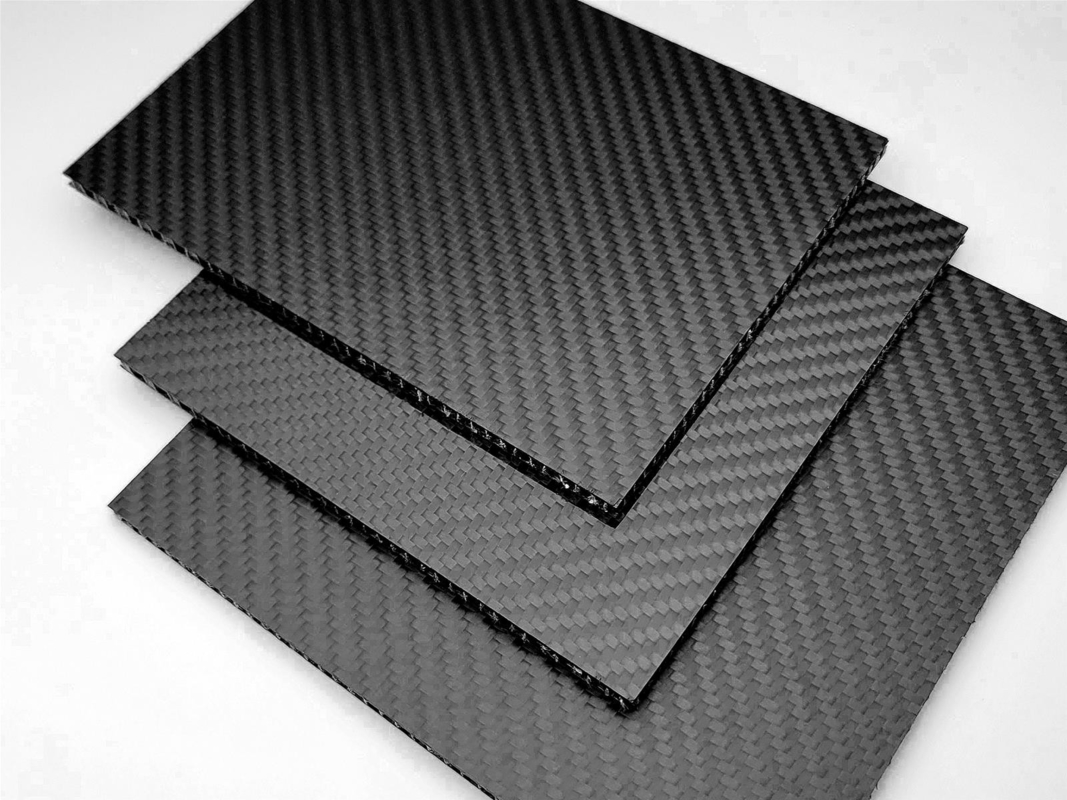 Sheet Carbon Fiber 2x2 Pattern 24 In. X 12 In. X 0.250 In. Thick Gloss For Wide Range Of Projects