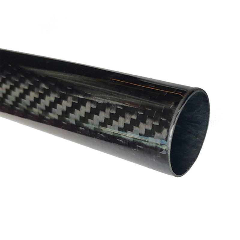 High-Strength 3K 2×2 Twill Fabric 1'' X 1.070'' Carbon Fiber Tube 72″ Length