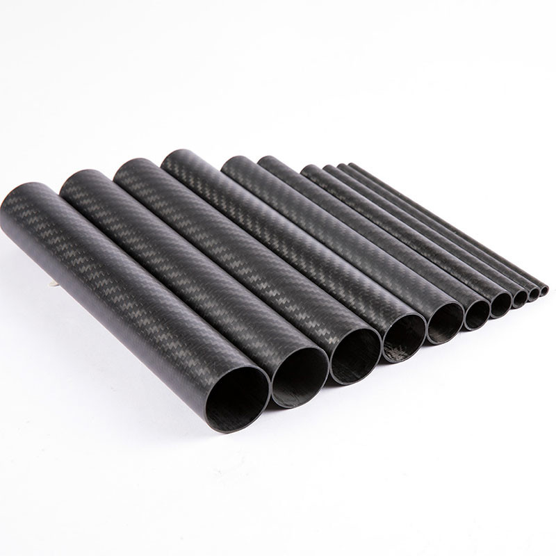 Customized Size 100% 3K Woven Carbon Fiber Tube 10mm 20mm 30mm
