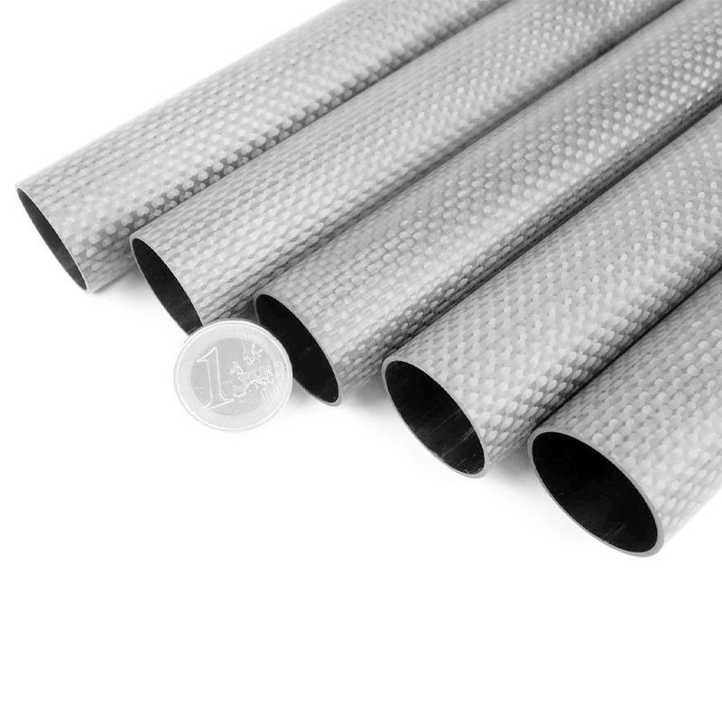 Precision Engineered 3K Matte Twill Carbon Fiber Hollow Round Tube