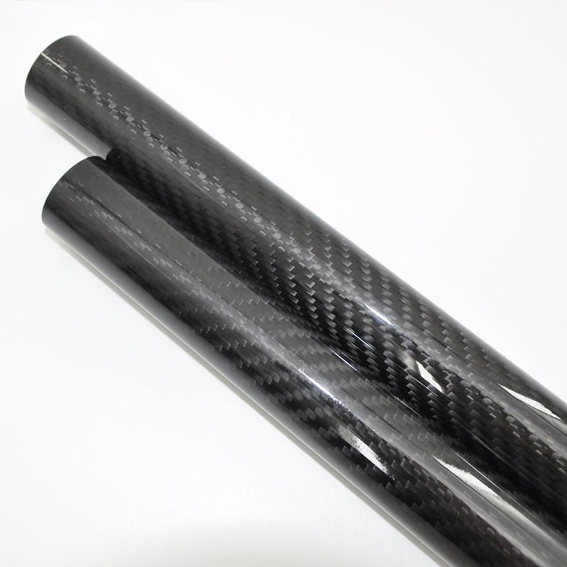 High Durability Flexibility Customizing Roll Wrapped Carbon Fiber Tube for Industry