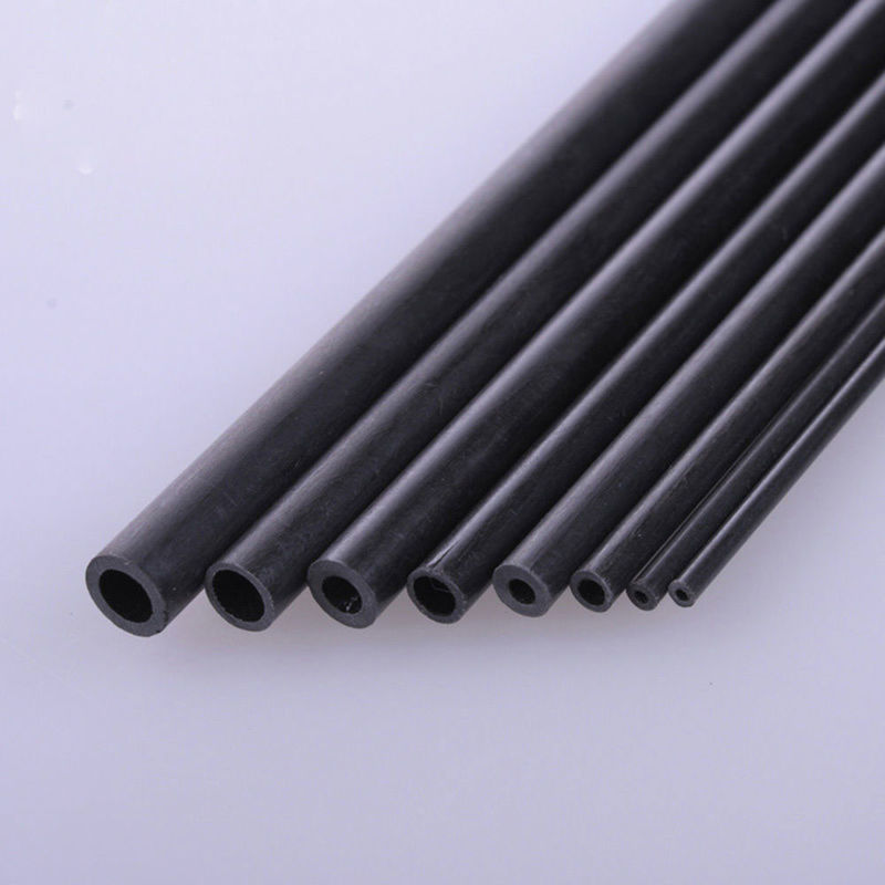 Corrosion Resistance Pultruded Carbon Fiber Tube 10mm OD * 8mmID * 1000mmL