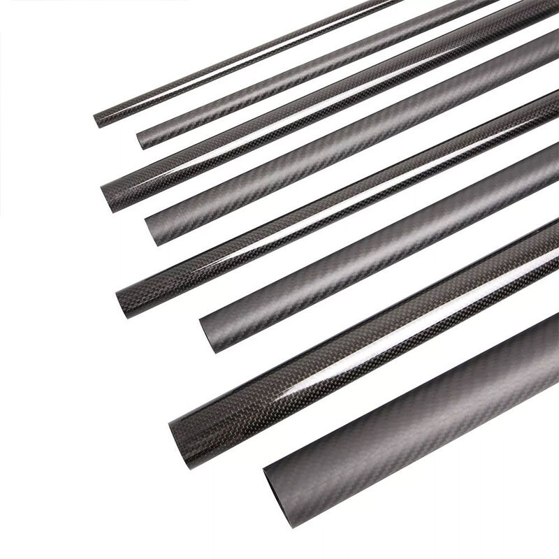 Customized Twill Weave Carbon Fiber Tube Available in Multiple Sizes and Lengths