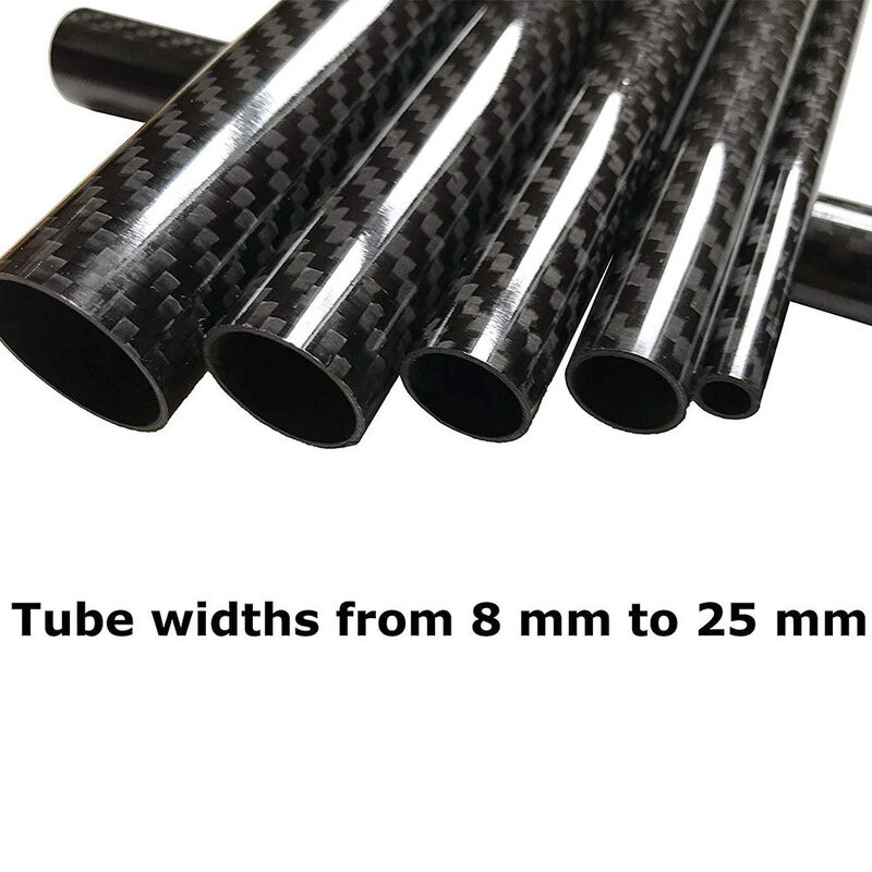 CNC Machining 100% 3K Customized Carbon Fiber Tube - Wide Range of Customization Options