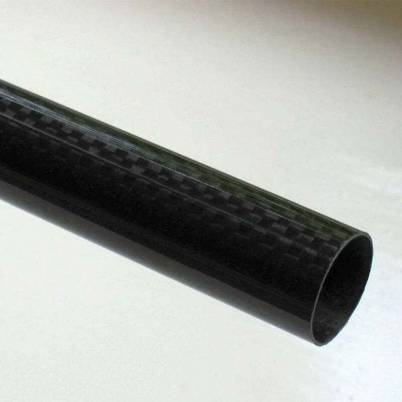 High-Temperature Resistance Durable Surface 3K Plain Weave Matte Carbon Fiber Tube