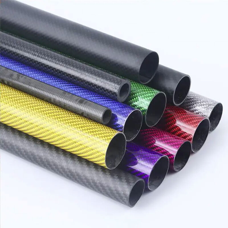Kevlar Round Tubes (KFRP Round Tube) — Aramid Fiber Wound · Ultra-Tough Impact Resistance · Lightweight Ballistic-Grade
