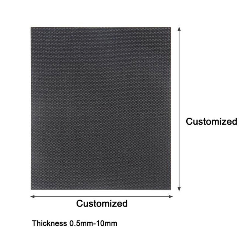 OEM Custom Carbon Fiber Plate 0.5mm–10mm Thickness Carbon Fiber Sheet