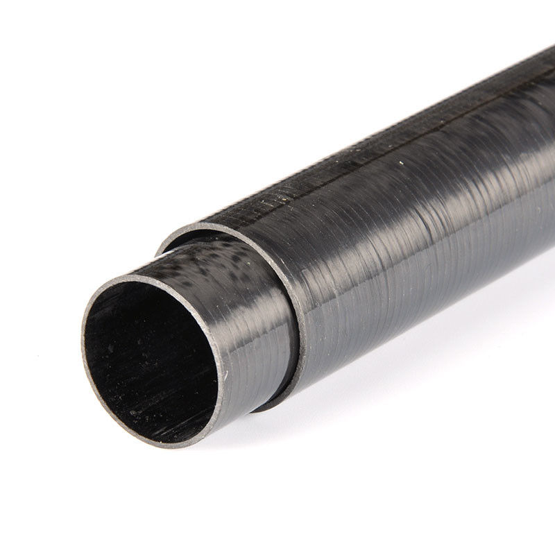 Matte Plain Weave Twill Carbon Fiber Telescoping Tubes