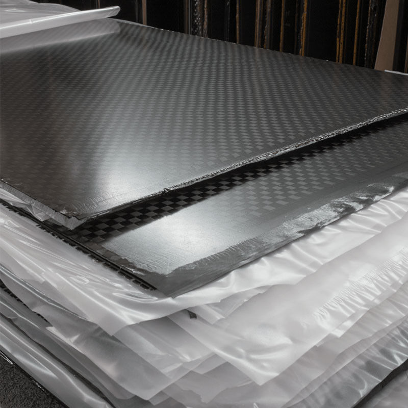 High Hardness 3k Pure Carbon Fiber Board Good Flexibility 1mm Thickness