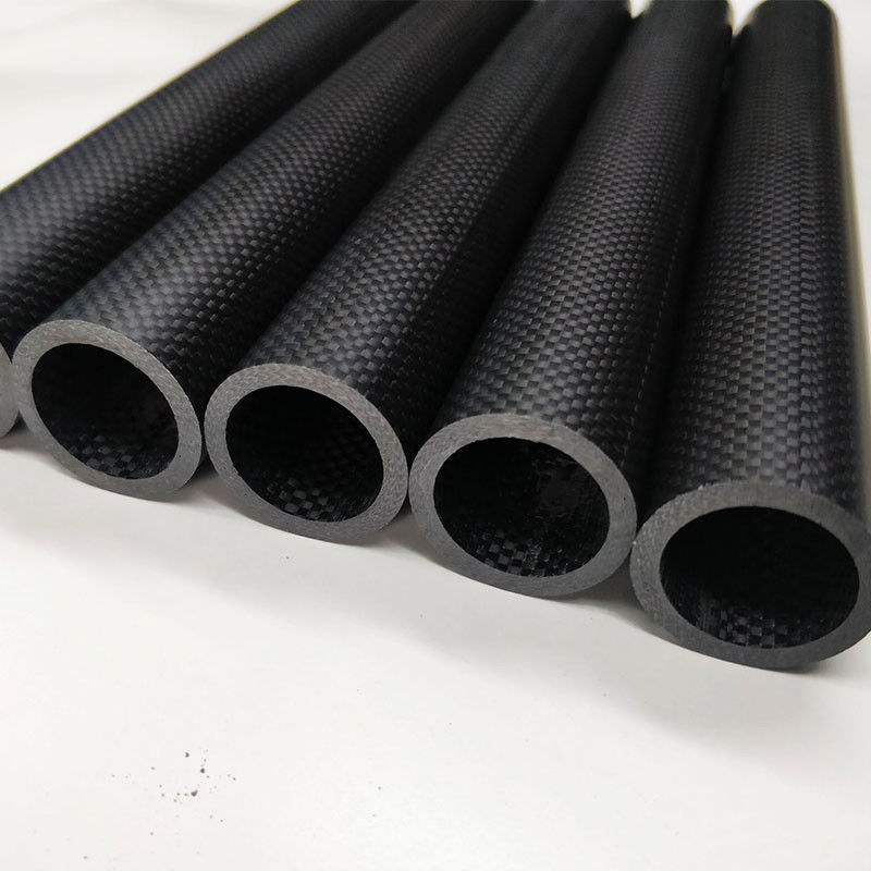 High Modulus 12K Carbon Fiber Tube UV Resistant SGS Certificated