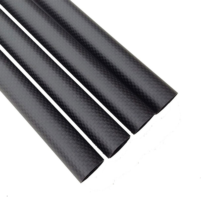 High Stiffness Chemical Resistant Carbon Fiber Tube ODM