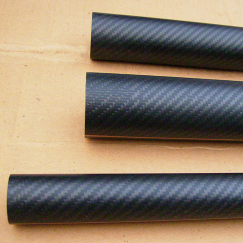 Abrasion Resistant Heat Insulation Carbon Fiber Tubing Anti Static