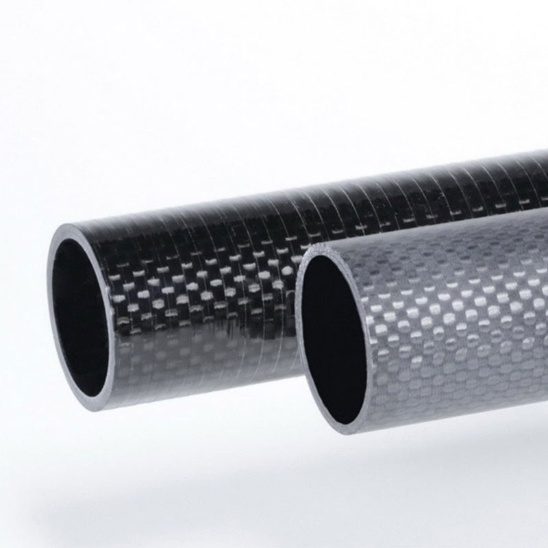 Flexible CFRP Carbon Fiber Tube High Temperature Resistance Low Aesthetic Impact