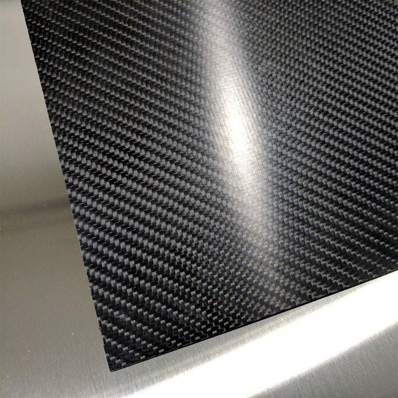 980 X 480 X 2mm Plain Carbon Epoxy Panel Double Sides High Gloss Finish