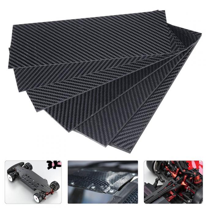 High Modulus 3K Carbon Fiber Plate 200 x 300mm 1mm - 5mm Thickness