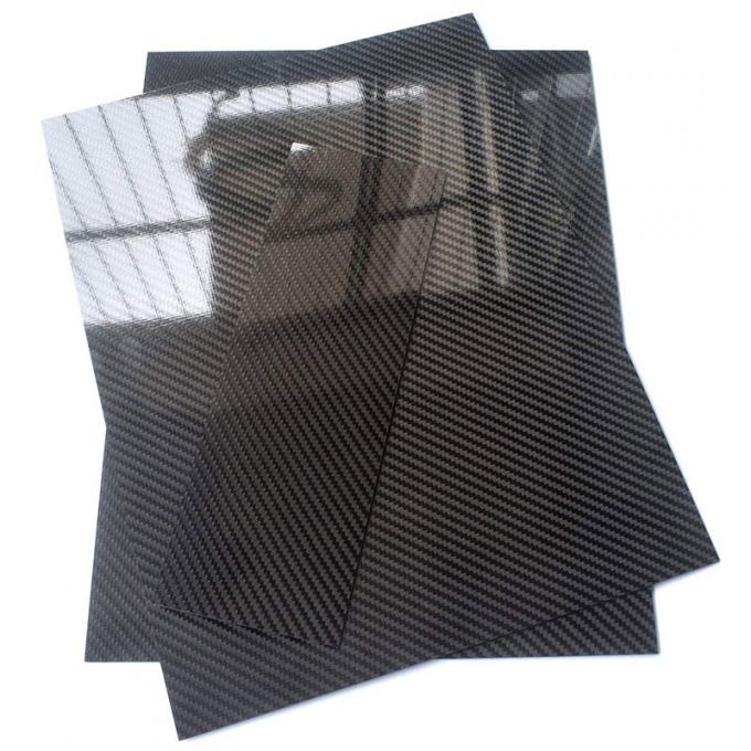 High Modulus 3K Carbon Fiber Plate 200 x 300mm 1mm - 5mm Thickness
