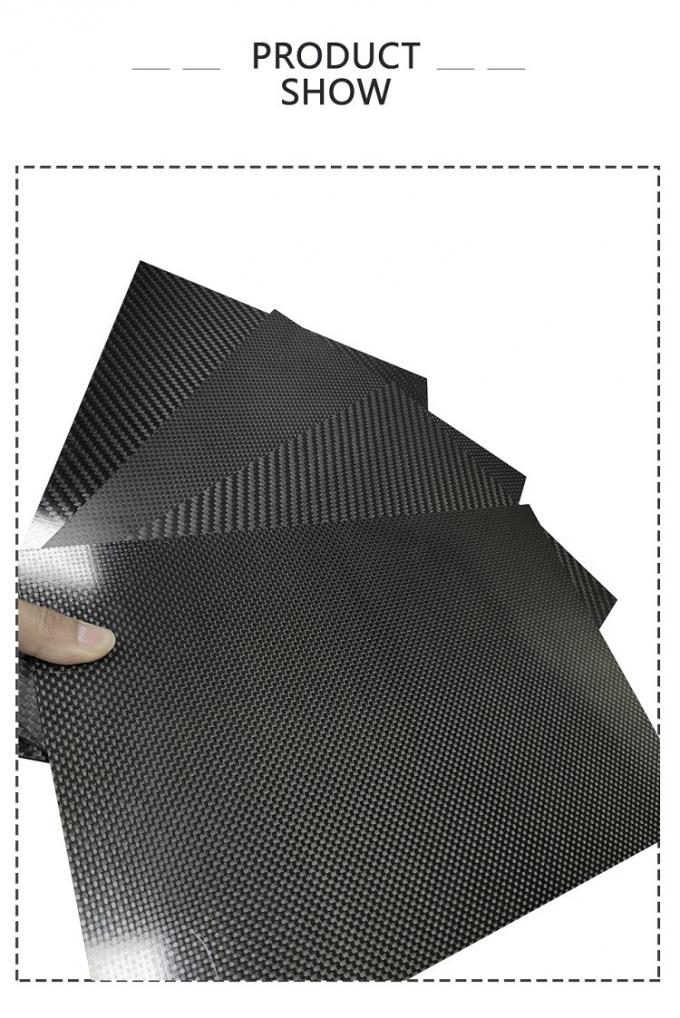 Perforated Twill Glossy CFRP Plate Carbon Fiber Sheets