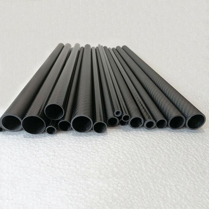 Abrasion Resistant 25MM Carbon Fiber Tube High Strength