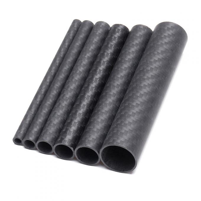 Abrasion Resistant 25MM Carbon Fiber Tube High Strength