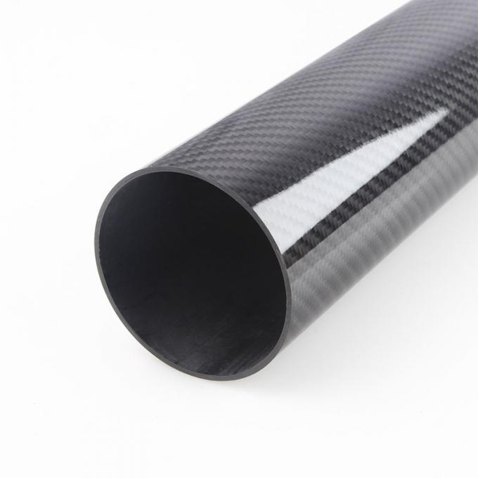 CNC 3K Matte Twill Carbon Fiber Tube For Cleaning Equipment