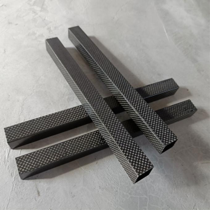UV Resistant Carbon Fiber Rectangular Tube Anti Ultraviolet Radiation
